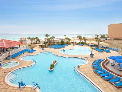 outdoor pool - hotel hilton pensacola beach - pensacola beach, united states of america