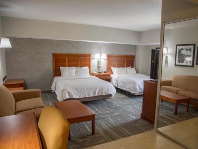 bedroom - hotel hampton inn and suites knoxville dtwn - knoxville, tennessee, united states of america
