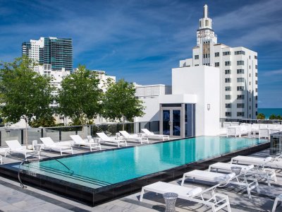 outdoor pool - hotel gale south beach, curio collection - miami beach, united states of america