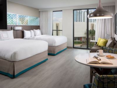 bedroom 3 - hotel residence inn miami beach south beach - miami beach, united states of america