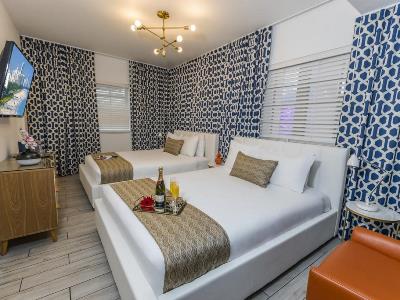 bedroom 1 - hotel oceanside hotel - miami beach, united states of america