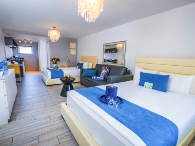 bedroom 1 - hotel seaside all suites hotel - miami beach, united states of america