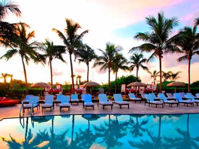 outdoor pool - hotel hilton bentley - miami beach, united states of america
