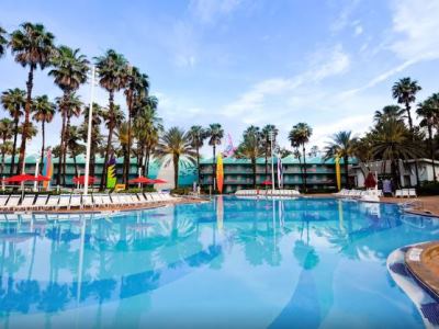 outdoor pool - hotel disney's all-star sports resort - lake buena vista, united states of america