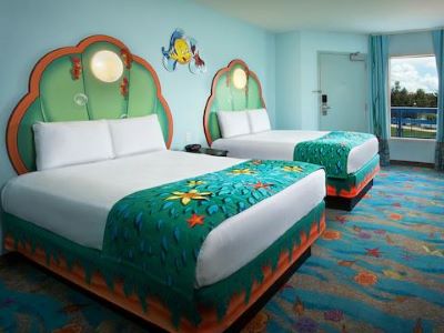 bedroom 2 - hotel disneys art of animation resort - lake buena vista, united states of america