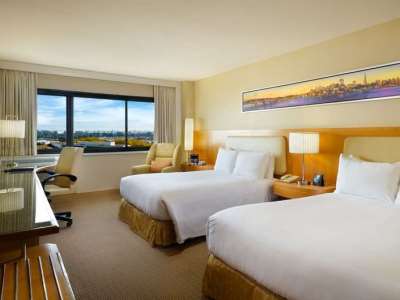 bedroom 1 - hotel hilton san francisco airport bayfront - burlingame, united states of america
