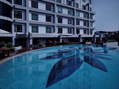 outdoor pool - hotel pullman hanoi - hanoi, vietnam