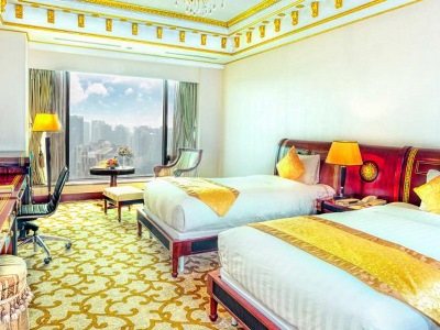 deluxe room 1 - hotel grand plaza - hanoi, vietnam
