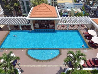 outdoor pool - hotel equatorial - ho chi minh, vietnam