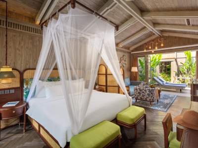 bedroom - hotel an lam retreats saigon river - ho chi minh, vietnam