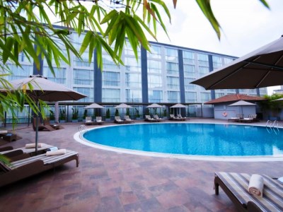 outdoor pool - hotel eastin grand saigon - ho chi minh, vietnam