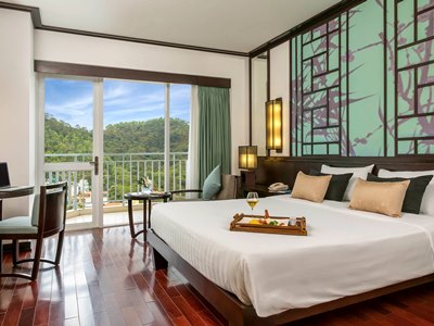 bedroom - hotel novotel ha long bay - ha long, vietnam