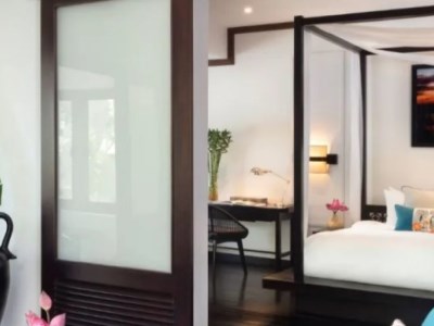 bedroom 1 - hotel anantara hoi an resort - hoi an, vietnam
