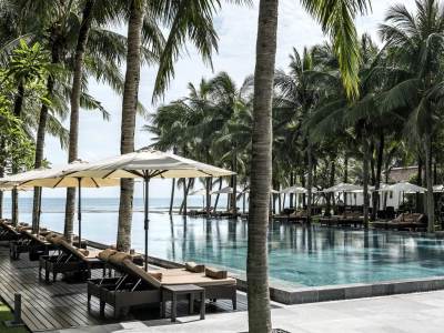 outdoor pool - hotel four seasons resort the nam hai - hoi an, vietnam
