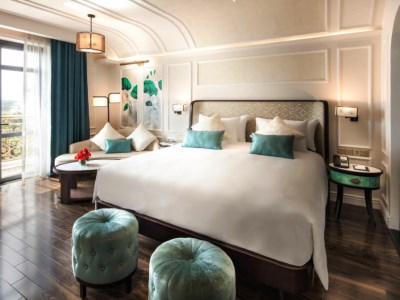 bedroom - hotel royal hoi an - hoi an, vietnam