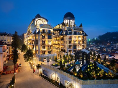 exterior view - hotel de la coupole-mgallery by sofitel - sa pa, vietnam