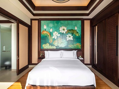 bedroom 2 - hotel banyan tree lang co - lang co, vietnam