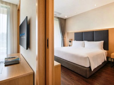 bedroom 1 - hotel wyndham sky lake resort and villas - chuong my, vietnam