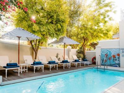outdoor pool - hotel last word franschhoek - franschhoek, south africa